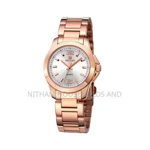 Megir 5006 Stainless Steel Quartz Watch for Women
