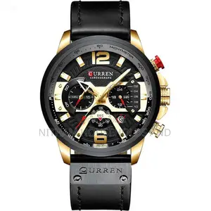 Curren 8329 Quartz Leather Watch for Men