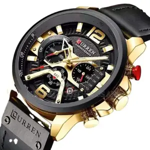 Curren 8329 Quartz Leather Watch for Men