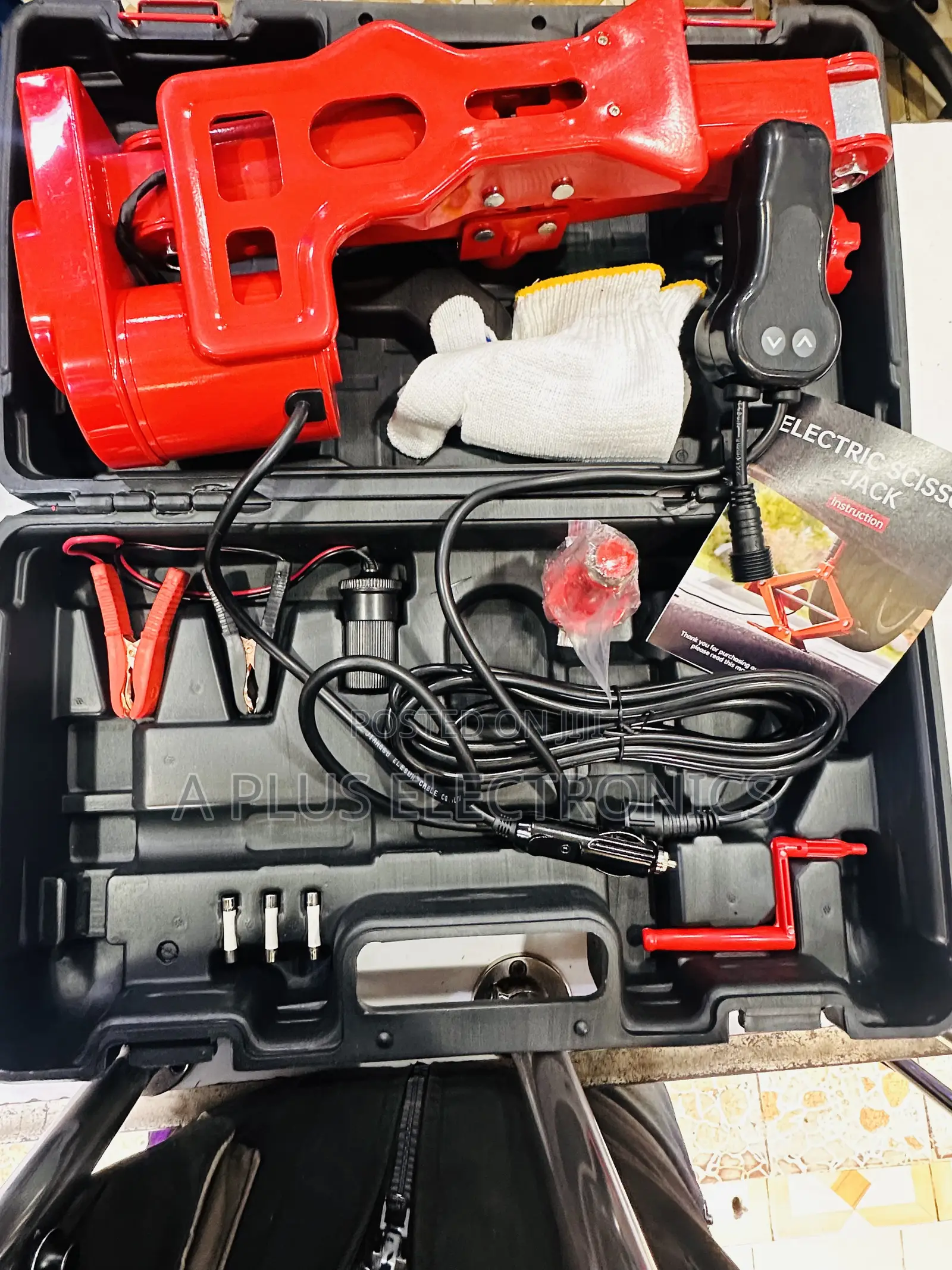 3 Tonne Electric Jack Hydraulic Electric Car Jack Set