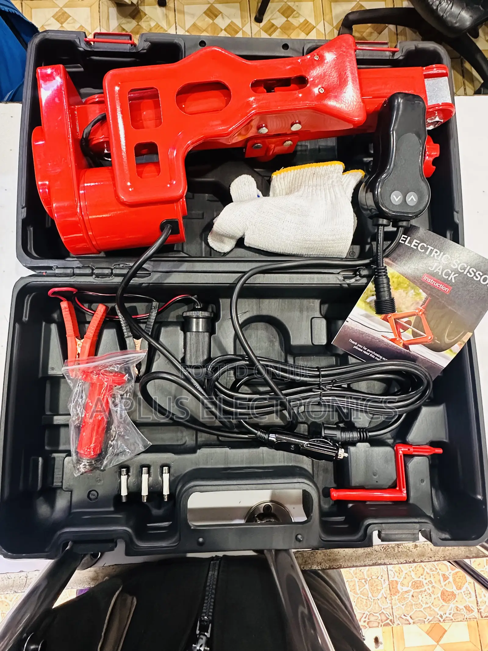 3 Tonne Electric Jack Hydraulic Electric Car Jack Set