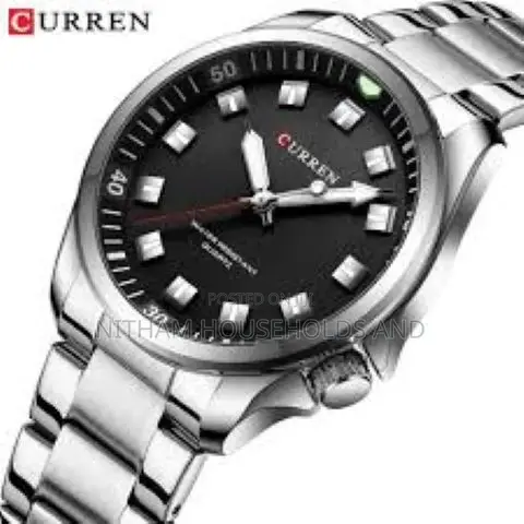 Curren 8451 Stainless Steel Bracelet Watch for Men