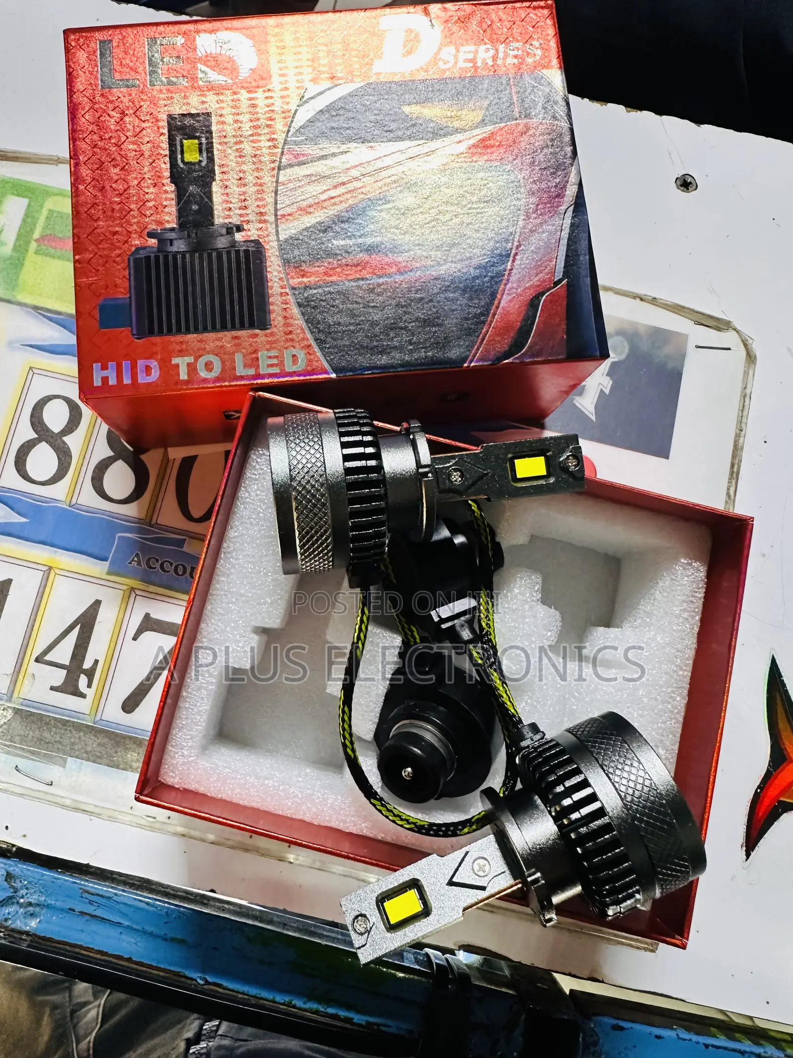 D4s Led Bulb Ultra Bright Plug and Play Headlamp