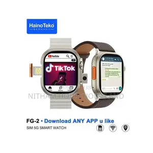 Haino Teko 5g Smartwatch - Rotating Camera, Bluetooth, Fitness