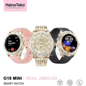 Haino Teko G18 Mini Ladies Smart Watch With Amoled Display 3 Straps