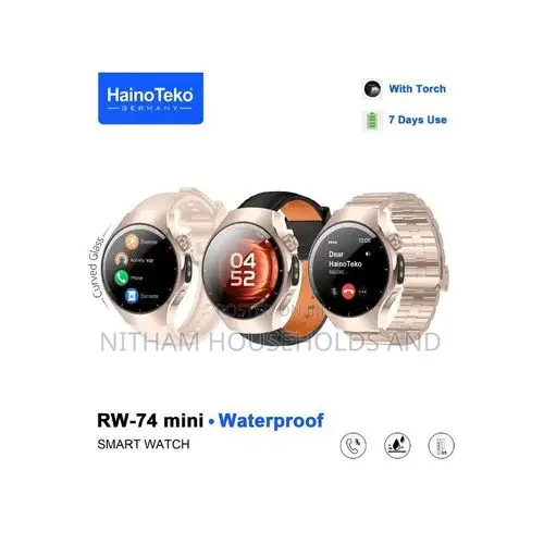 Haino Teko Rw-74 Mini Design Smart Watch With Curved Amoled Display