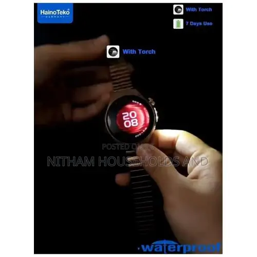 Haino Teko Rw-74 Mini Design Smart Watch With Curved Amoled Display