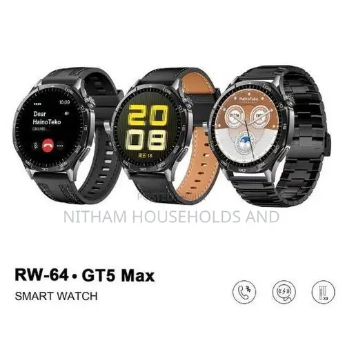 Haino Teko Rw-64 Gt5 Max Smartwatch With Large Screen Amoled Display