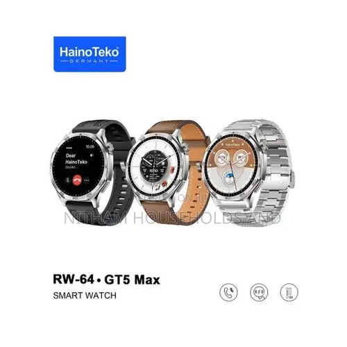 Haino Teko Rw-64 Gt5 Max Smartwatch With Large Amoled Display