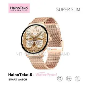 Haino Teko -5 Super Slim Smart Watch Round Shape Amoled Display