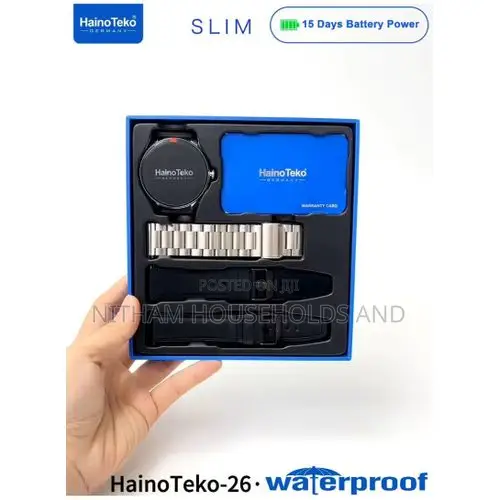 Haino Teko Slim Waterproof Smartwatch With Amoled Display