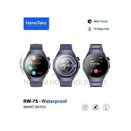 Haino Teko Waterproof Smart Watch With Curved Amoled Display
