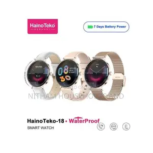 Haino Teko Waterproof Smart Watch With Round Shape Amoled Display