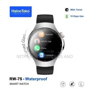 Haino Teko Rw-75 Waterproof Smart Watch With Curved Amoled Display