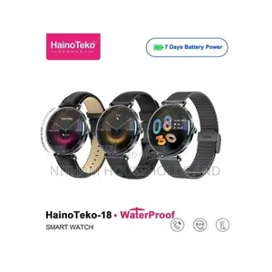 Haino Teko Waterproof Smart Watch With Round Shape Amoled Display