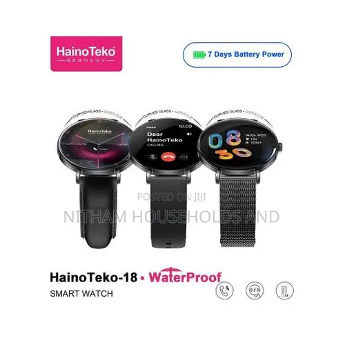 Haino Teko Waterproof Smart Watch With Round Shape Amoled Display