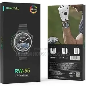 Haino Teko Rw-55 Amoled Smartwatch With 3 Straps