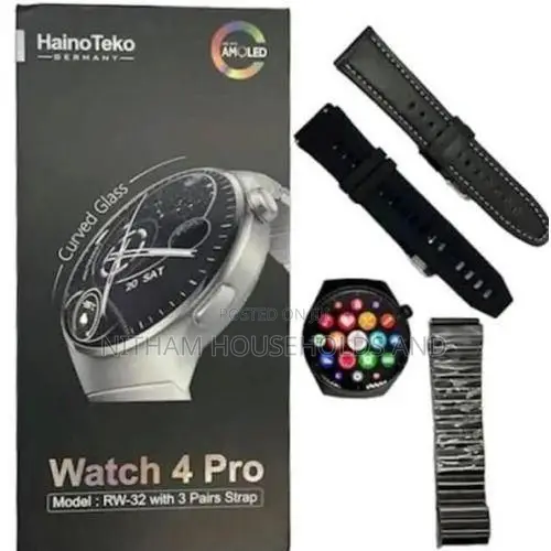 Haino Teko Classy Germany Watch 4 Pro Rw-32 With 3 Pair Straps
