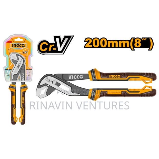 Ingco Hpp28208 Pump Pliers "Size:8""/200mm