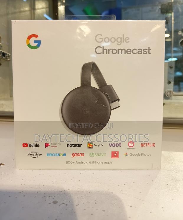 This Is a Google Chromecast 3rd Generation Streaming Device - Black - thumbnail 2