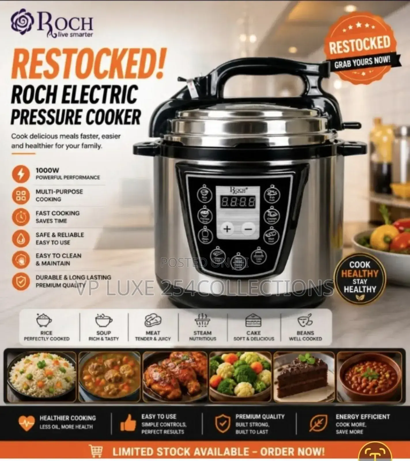 *Roch Electric Pressure Cooker*