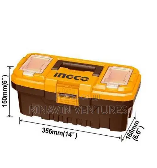 Ingco Pbx1401 Plastic Tool Box 14''