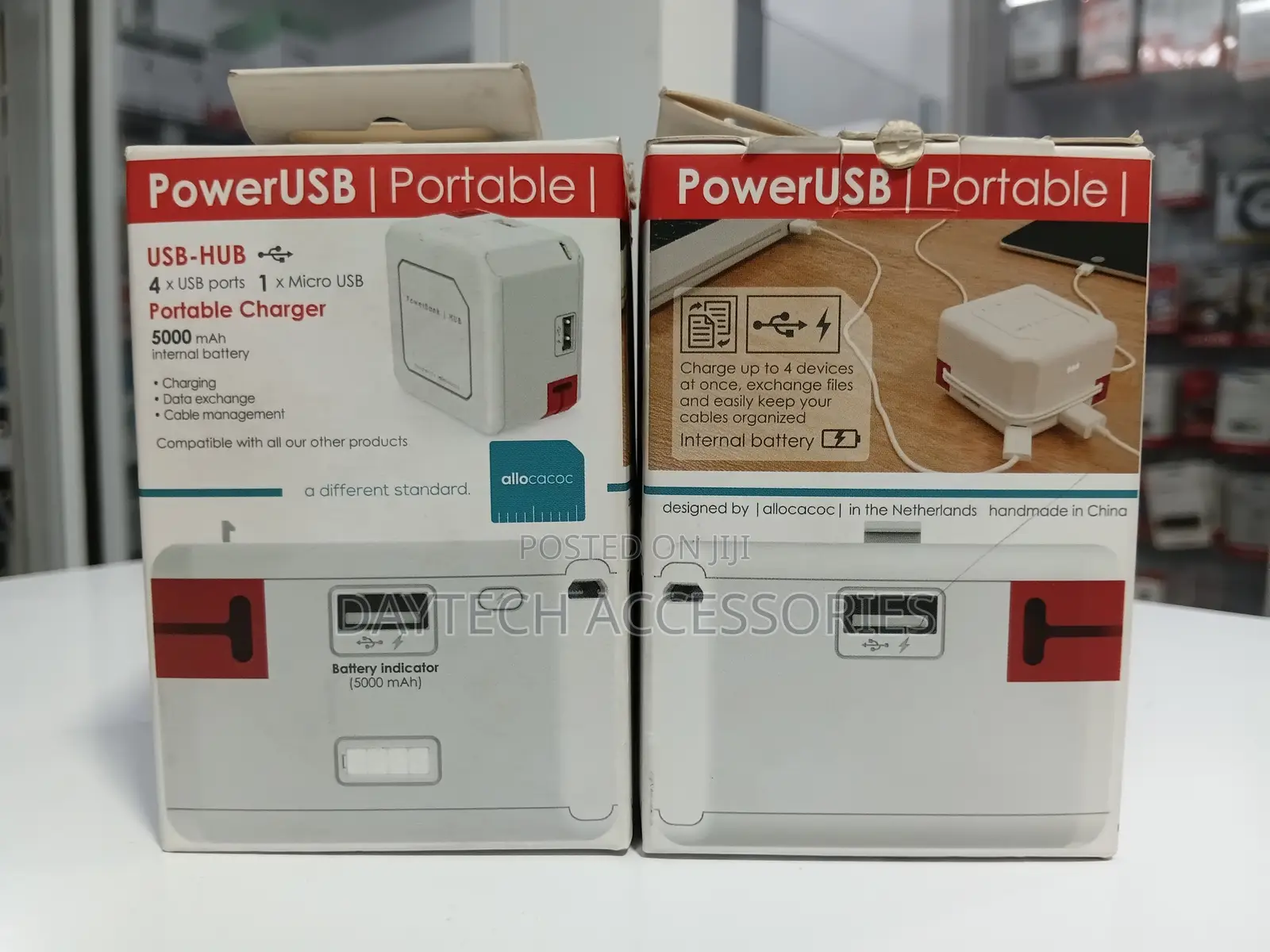 This Is an Allocacoc Powerusb Portable Charger and Usb Hub.