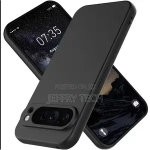 Google Pixel 6 , 6 Pro 6a – Premium Black Silicone Case With Reinfor