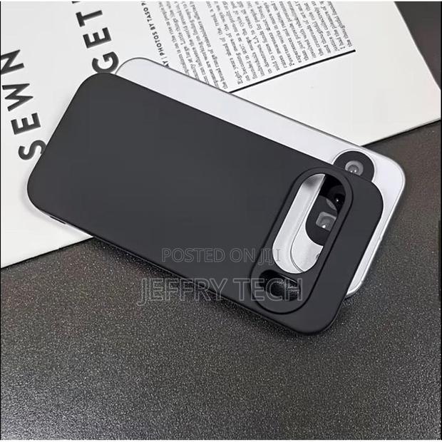 Google Pixel 6 , 6 Pro 6a – Premium Black Silicone Case With Reinfor - thumbnail 3