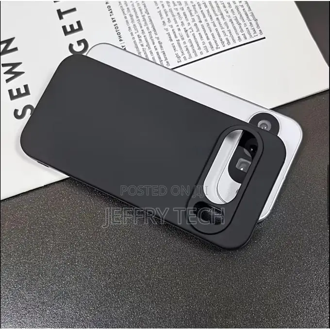 Google Pixel 6 , 6 Pro 6a – Premium Black Silicone Case With Reinfor