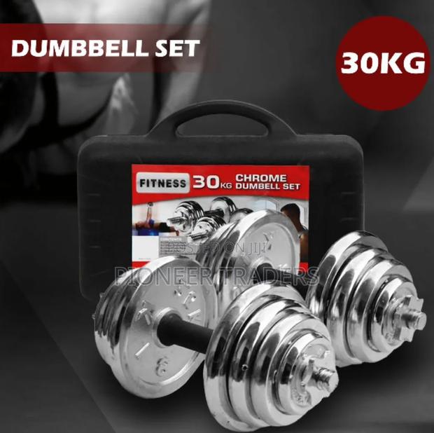 Chrome Dumbbells 30 Kg - main view