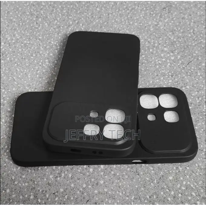 Infinix Note 60 Note 60 Pro Phone Case – Premium Black Silicone Case