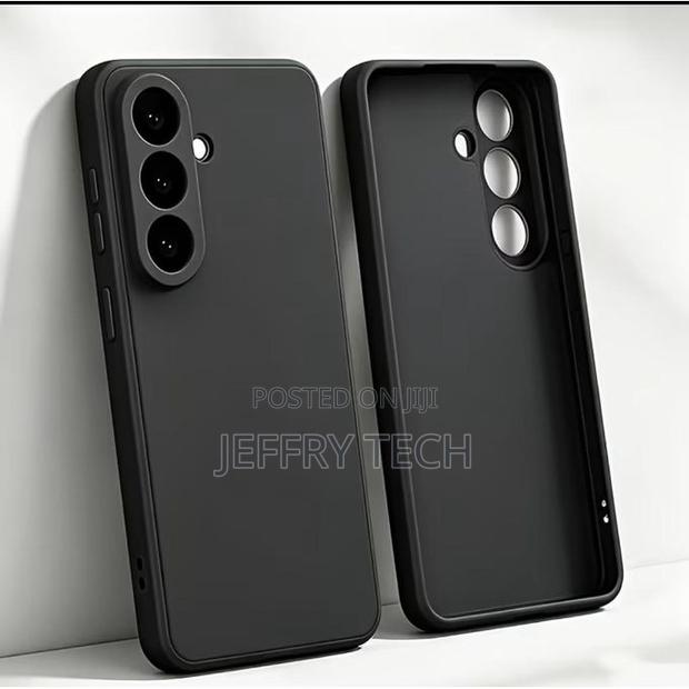 Samsung A37 Phone Case – Premium Black Silicone Case With Reinforced C - thumbnail 2