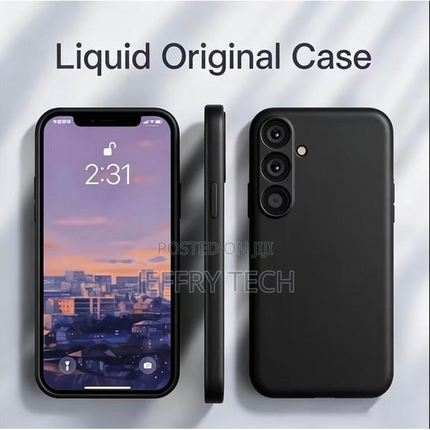 Samsung A37 Phone Case – Premium Black Silicone Case With Reinforced C - thumbnail 3