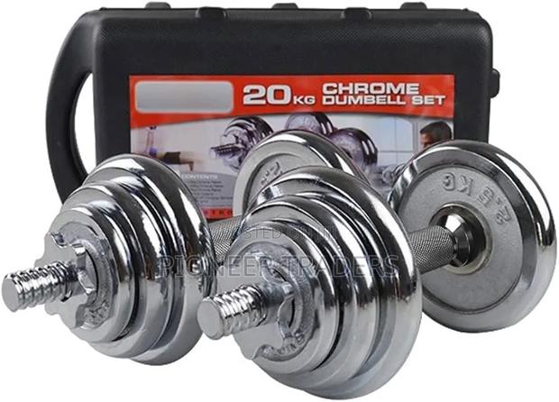 Chrome Dumbbells 20 Kg
