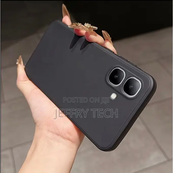 Infinix Smart 20 Phone Case – Premium Black Silicone Case With Reinfor
