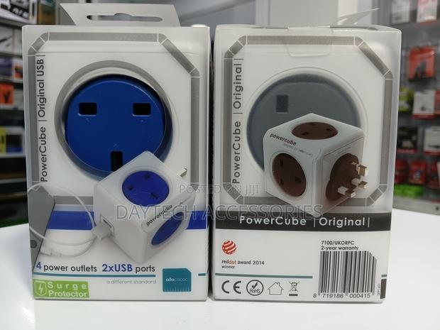 This Is an Allocacoc Powercube Extended Usb Surge Protector. - thumbnail 2