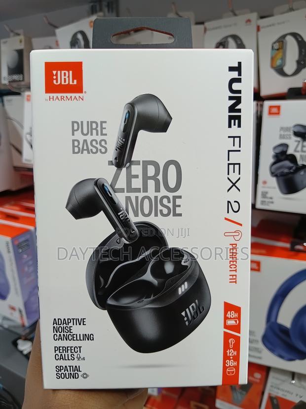 These Are JBL Tune Flex 2 True Wireless Earbuds in Black - thumbnail 3