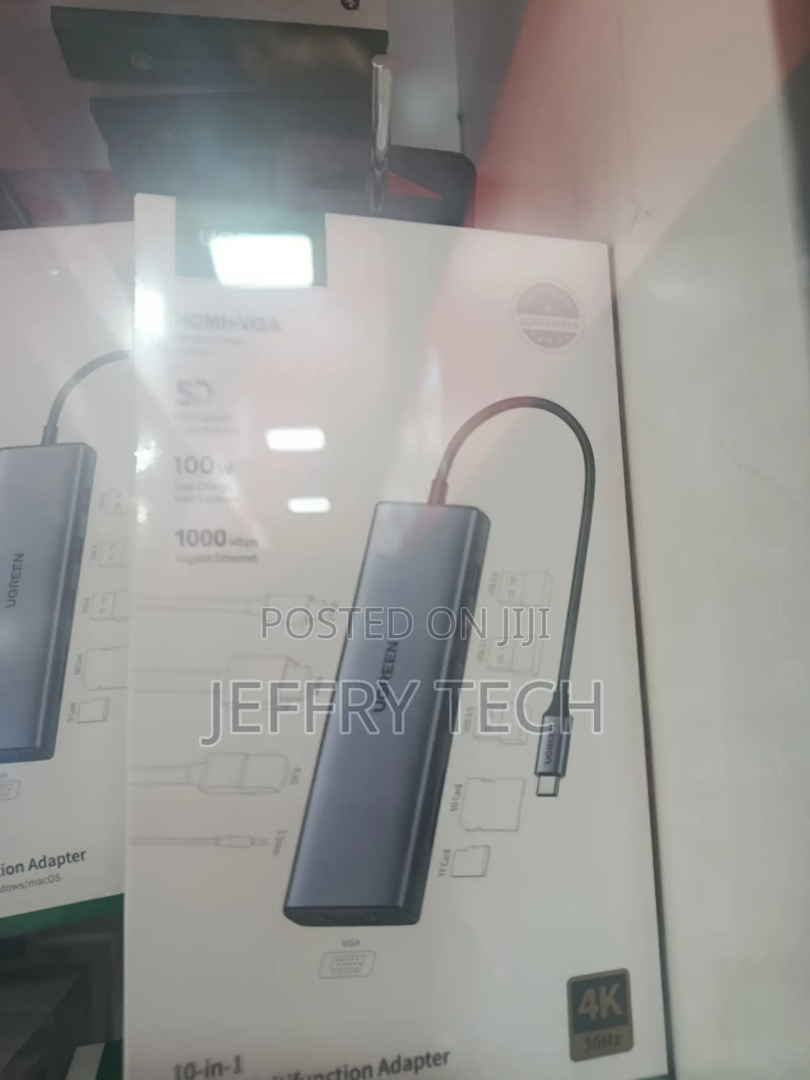 Ugreen Cm498 9-in-1 Usb-C– Data Transfer, Hdmi, Sd/Tf, Usb 3.0 P