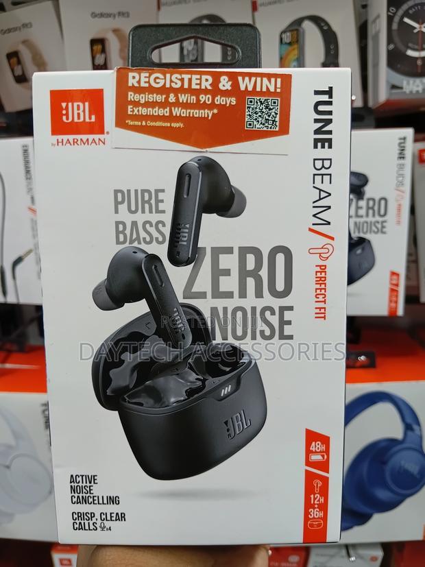 These Are JBL Tune Beam True Wireless Earbuds in Black. - thumbnail 3