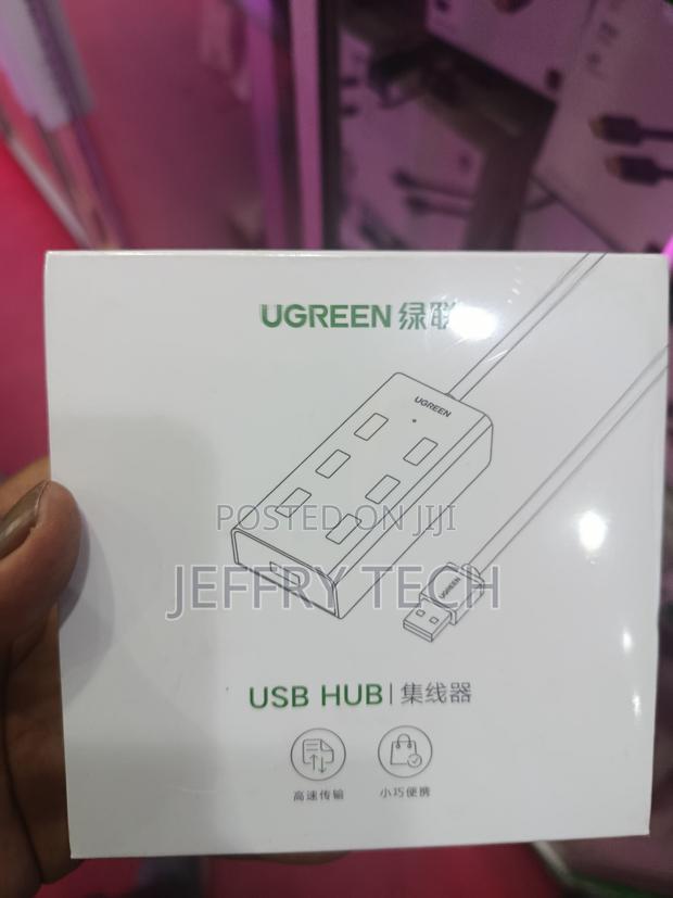 Ugreen to 7 Ports Usb 2.0 Hub 1m (Data Transfer Up to 5 Gbps)