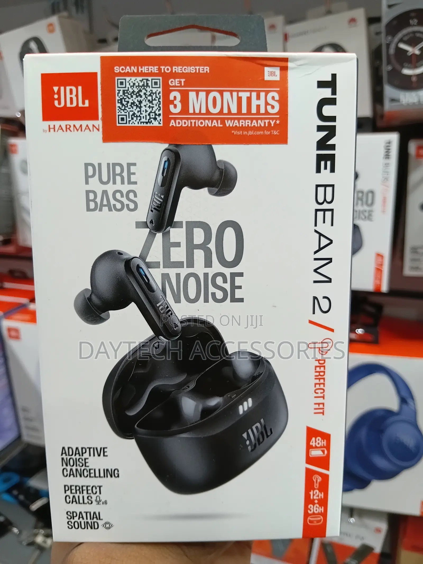 These JBL Tune Beam 2 Earbuds in Black