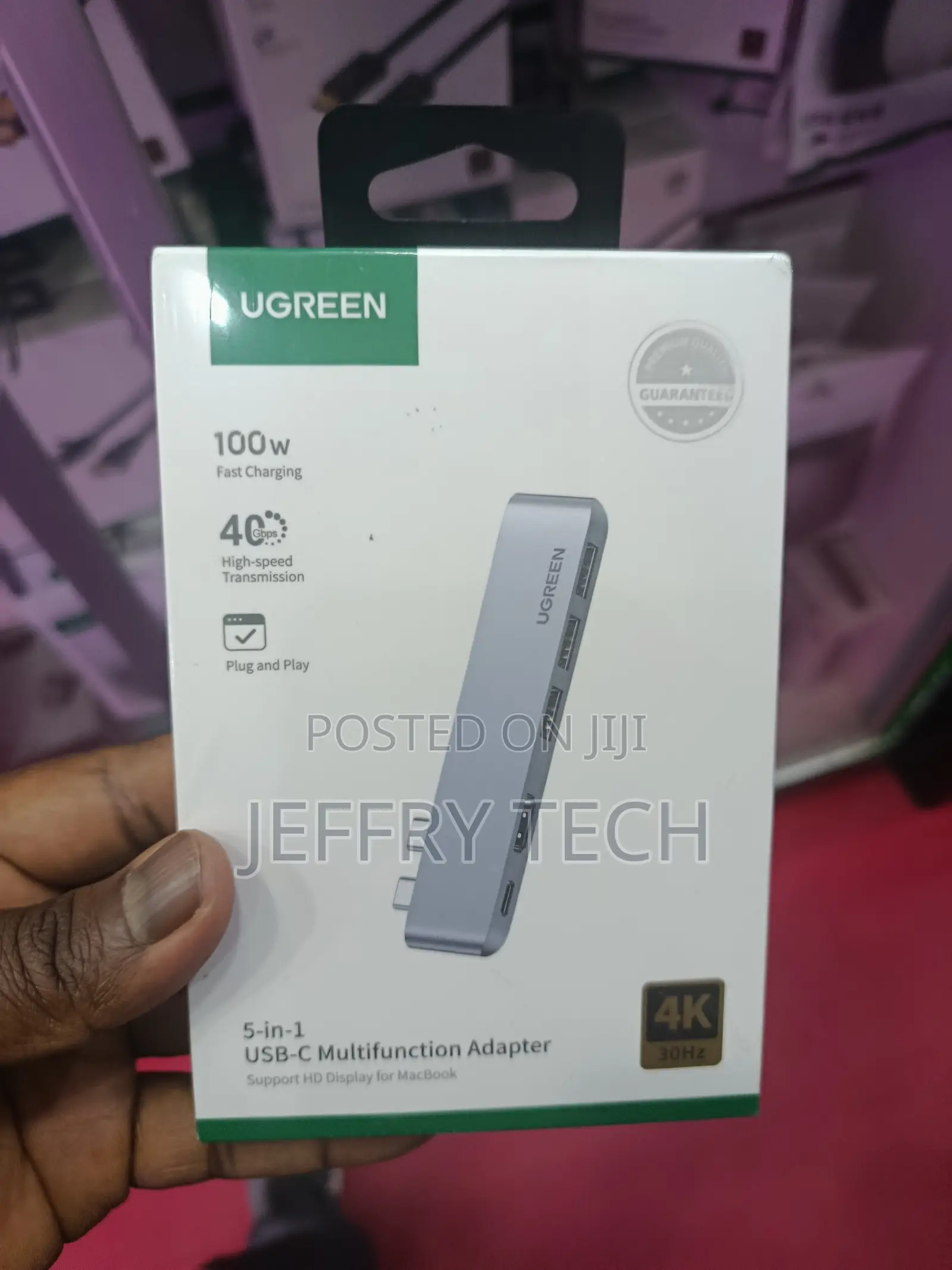 Ugreen Usb C Hub Dual Type-C to Usb 3.0 4khdmi for M2 M1 Macbook Pro A