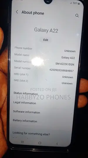 Samsung Galaxy A22 64 GB Black