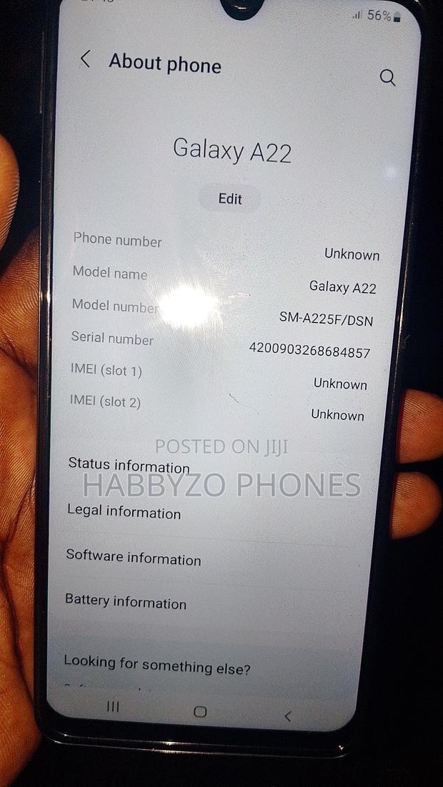 Samsung Galaxy A22 64 GB Black - thumbnail 2