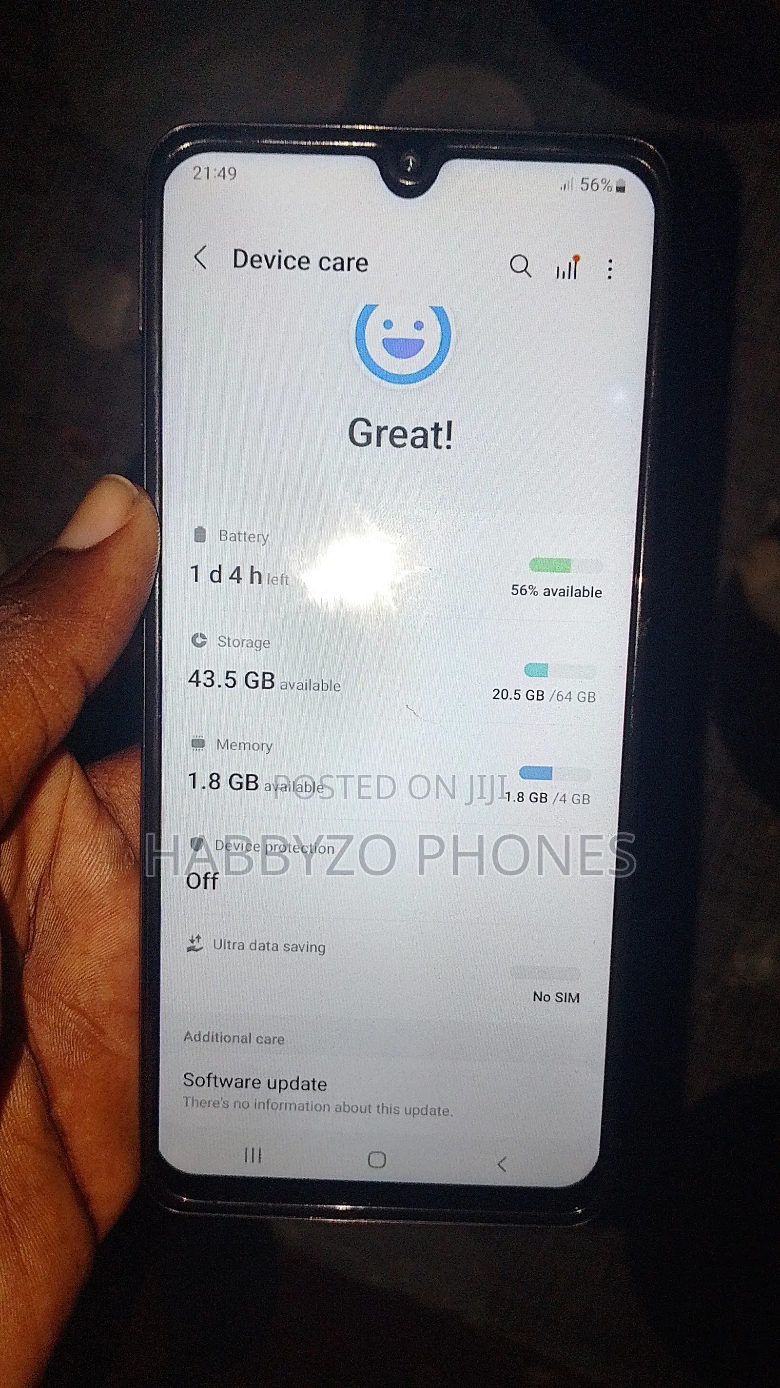 Samsung Galaxy A22 64 GB Black