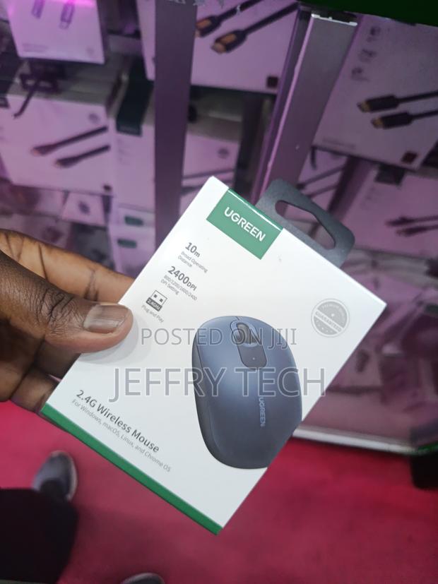 Ugreen Mu105 Wireless Mouse 2.4g – Moonlight Gray, 4-Level Dpi Adquiet - thumbnail 2