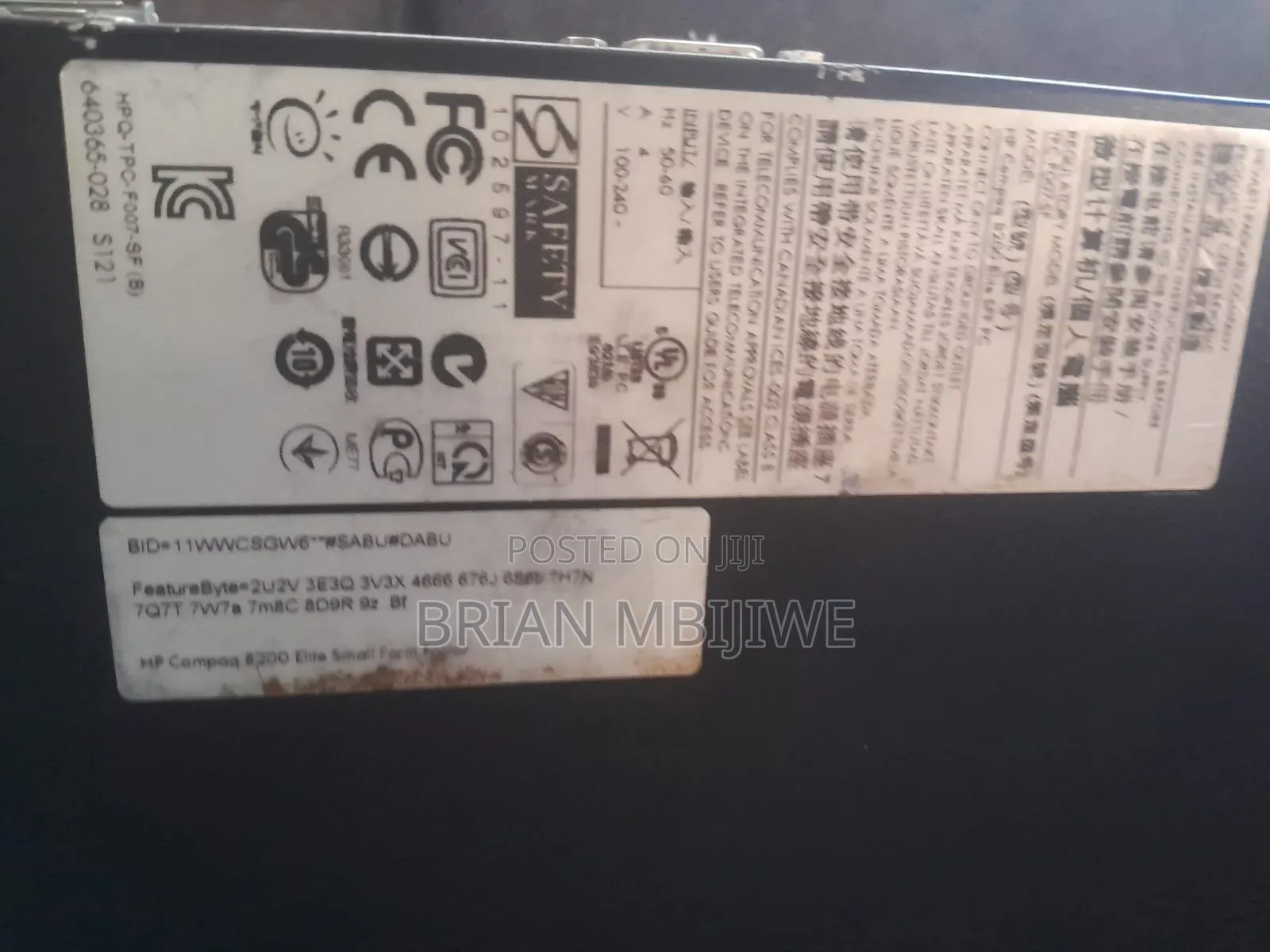 Desktop Computer HP 4GB Intel Core i5 HDD 500GB