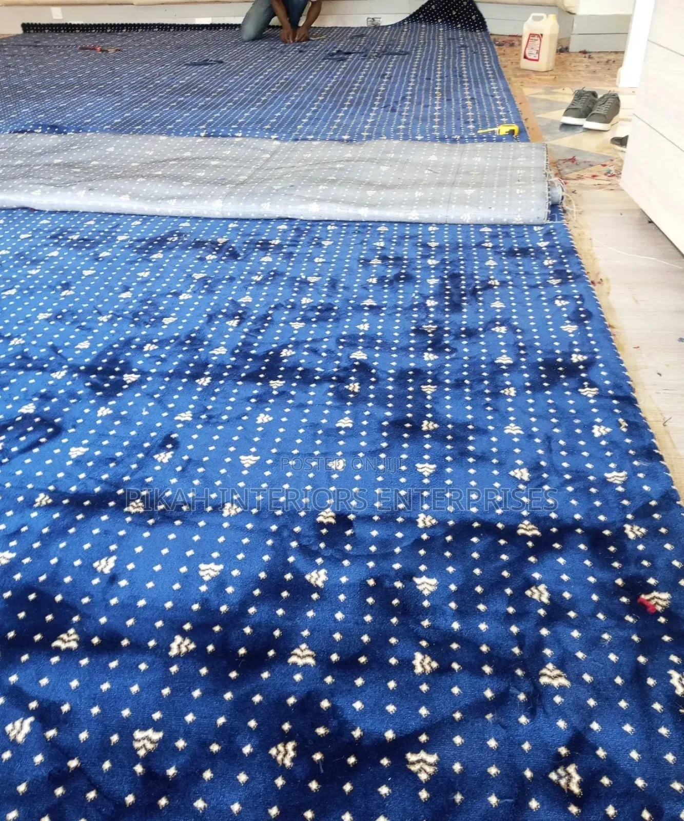 Navy Blue Wall to Wall Carpets Executive Carpets Environmental Friend