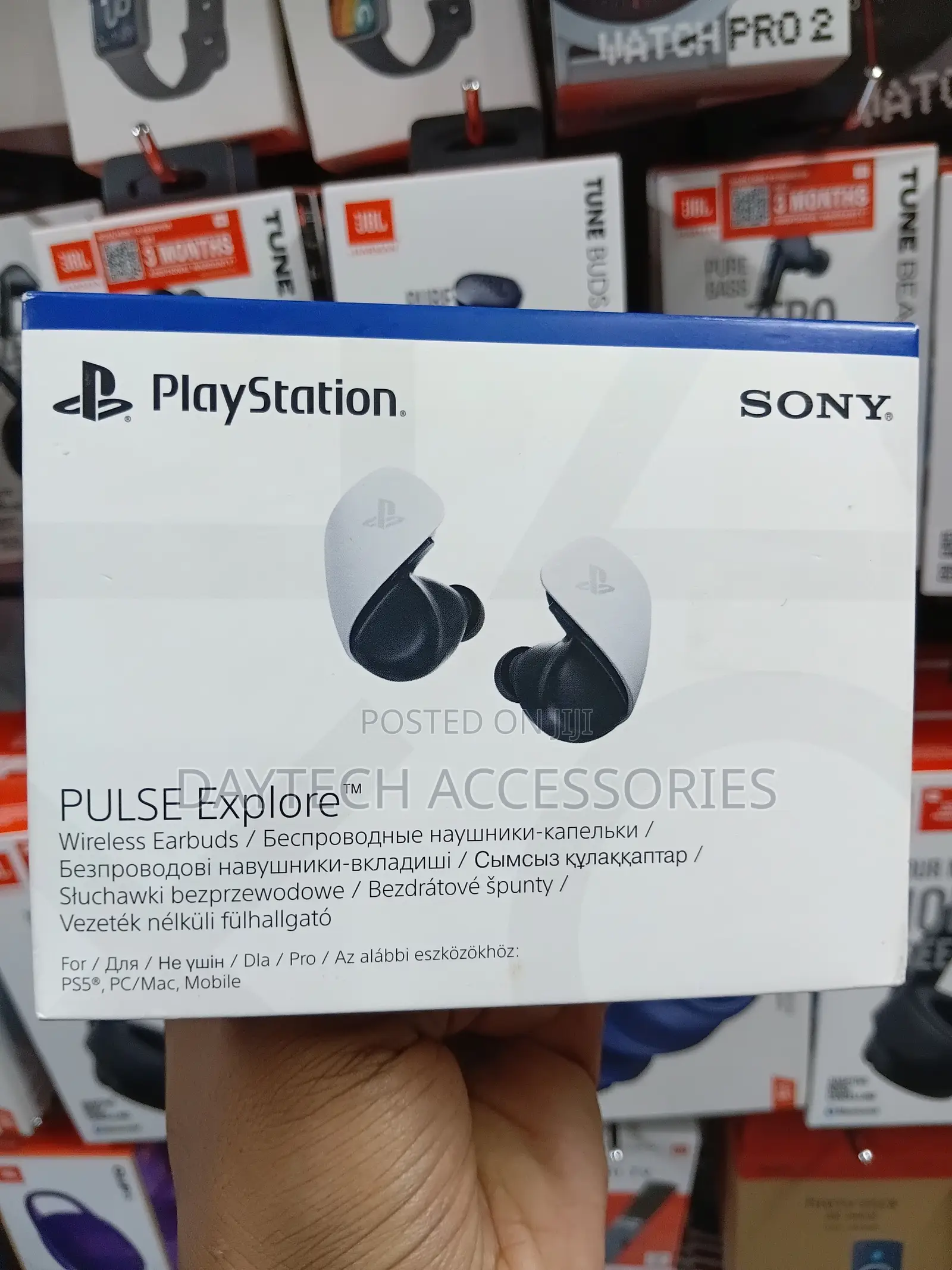 Playstation 5 Pulse Explore Wireless Earbuds - Black